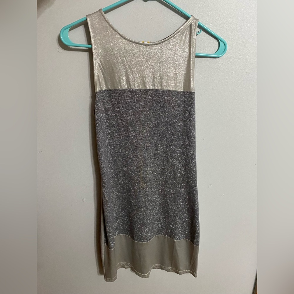 NWT! SugarLips Silver Dress